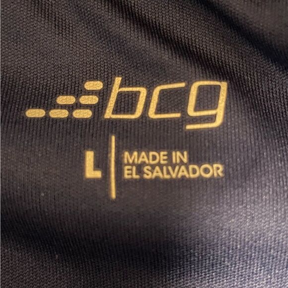 BCG Athletic Long Sleeve T-Shirt Moisture Wicking Quick Dry Navy‎ Men’s Large - Picture 4 of 6
